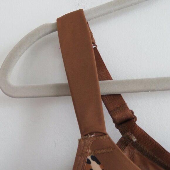 CACIQUE Smooth Boost Leopard Cheetah Print Bra - Size 44DDD - Picture 5 of 13